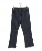 Wrangler×F/CE.ラングラー×エフシーイー）の古着「ブーツカットデニムパンツ」｜グレー