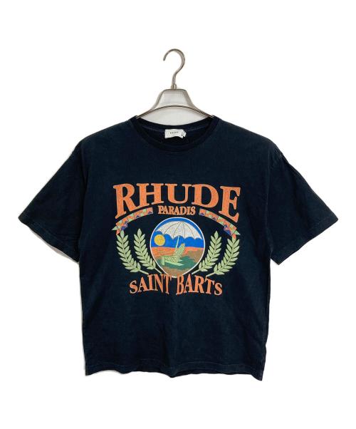 RHUDE（ルード）RHUDE (ルード) ビーチチェア Tシャツ ブラック サイズ:Mの古着・服飾アイテム
