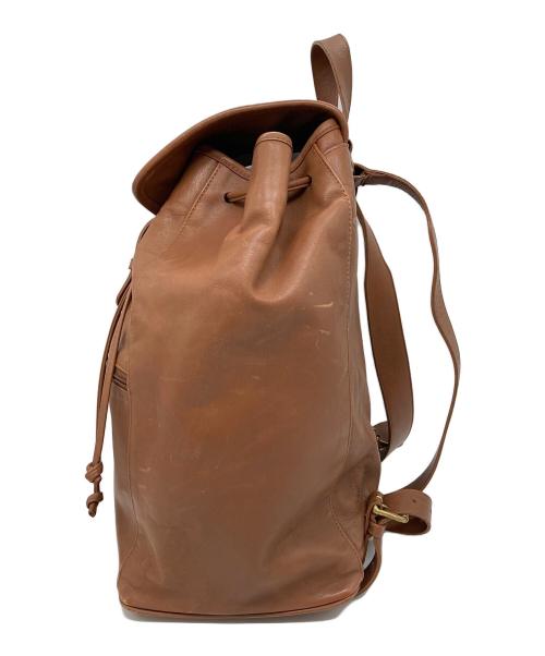 COACH（コーチ）COACH (コーチ) レザーリュック　OLD COACH　オールドコーチ ブラウン サイズ:実寸参照の古着・服飾アイテム