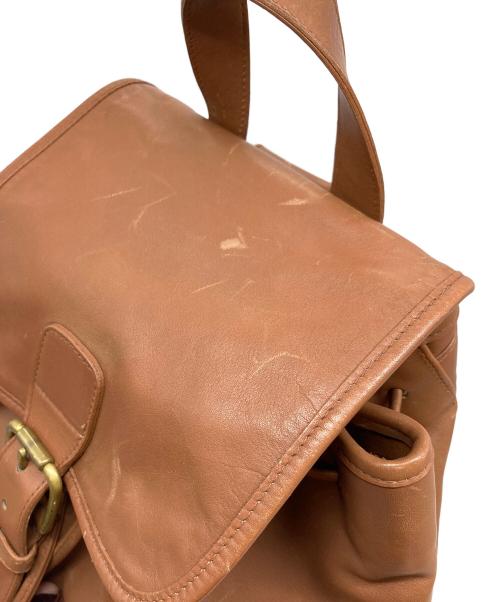 COACH（コーチ）COACH (コーチ) レザーリュック　OLD COACH　オールドコーチ ブラウン サイズ:実寸参照の古着・服飾アイテム