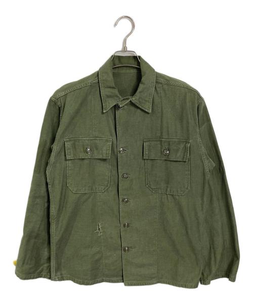 VINTAGE（ヴィンテージ）VINTAGE (ヴィンテージ) 【古着】ユーティリティシャツジャケット カーキ サイズ:不明の古着・服飾アイテム