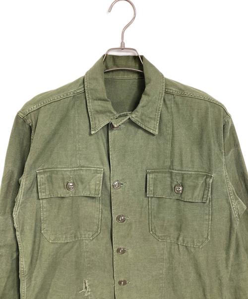 VINTAGE（ヴィンテージ）VINTAGE (ヴィンテージ) 【古着】ユーティリティシャツジャケット カーキ サイズ:不明の古着・服飾アイテム