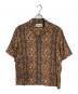 WACKO MARIA（ワコマリア）の古着「HAWAIIAN SHIRT TYPE-5」｜ブラウン×ブラック