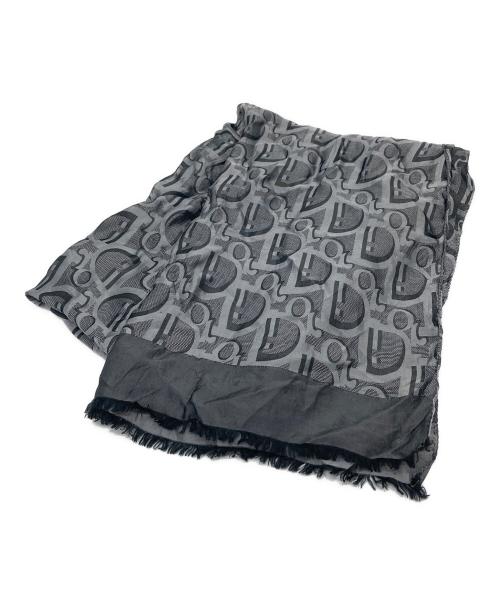 Dior（ディオール）DIOR (ディオール) トロッター柄シルクストール グレー サイズ:実寸参照の古着・服飾アイテム