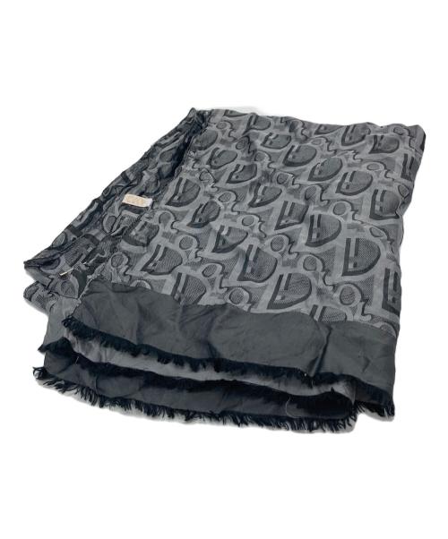 Dior（ディオール）DIOR (ディオール) トロッター柄シルクストール グレー サイズ:実寸参照の古着・服飾アイテム