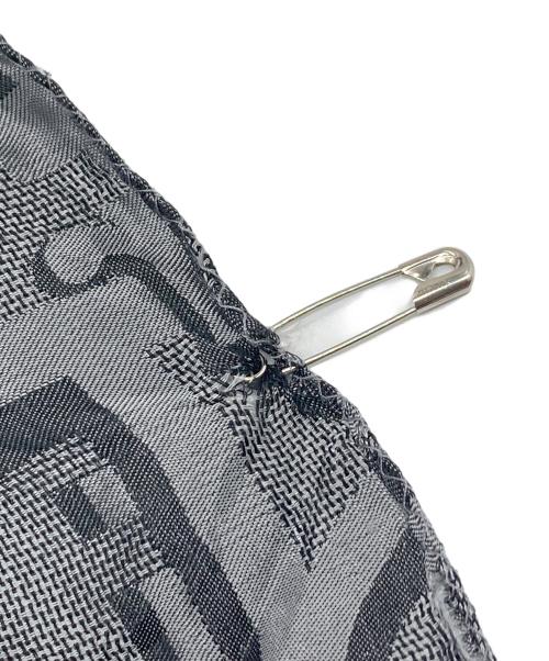 Dior（ディオール）DIOR (ディオール) トロッター柄シルクストール グレー サイズ:実寸参照の古着・服飾アイテム