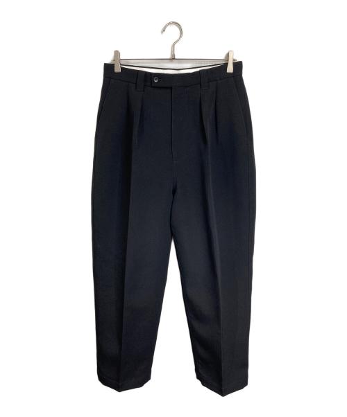 STEVEN ALAN（スティーブンアラン）STEVEN ALAN (スティーブンアラン) 13.5oz デニム インツープリーツ ドレス トラウザーズ ブラック サイズ:Mの古着・服飾アイテム