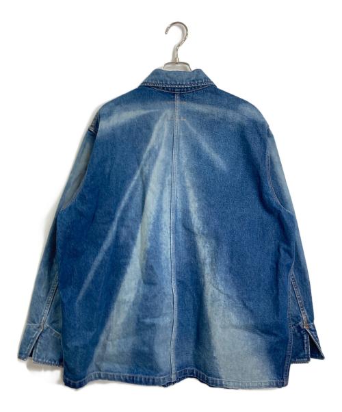 FREEMANS SPORTING CLUB（フリーマンズスポーティングクラブ）Freemans Sporting Club (フリーマンズスポーティングクラブ) カバーオール　デニムジャケット ブルー サイズ:Sの古着・服飾アイテム