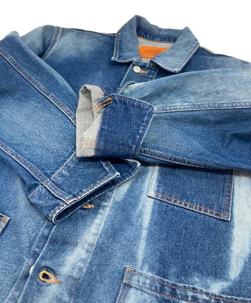 FREEMANS SPORTING CLUB（フリーマンズスポーティングクラブ）Freemans Sporting Club (フリーマンズスポーティングクラブ) カバーオール　デニムジャケット ブルー サイズ:Sの古着・服飾アイテム