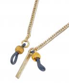 NOBU IKEGUCHIノブ イケグチ）の古着「GRASS STRAP60  グラスストラップ　メガネストラップ　シルバー」｜シルバー