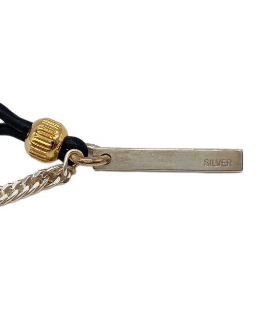 NOBU IKEGUCHI（ノブ イケグチ）nobu ikeguchi (ノブ イケグチ) GRASS STRAP60  グラスストラップ　メガネストラップ　シルバー シルバー サイズ:実寸参照の古着・服飾アイテム