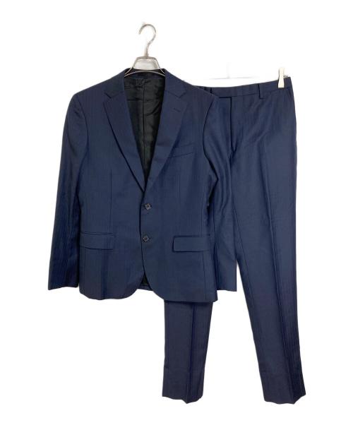 BLACK LABEL CRESTBRIDGE（ブラックレーベル クレストブリッジ）BLACK LABEL CRESTBRIDGE (ブラックレーベル クレストブリッジ) セットアップスーツ ネイビー サイズ:40Rの古着・服飾アイテム