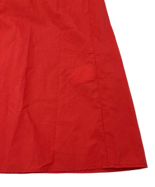BALLSEY（ボールジィ）BALLSEY (ボールジィ) プロセスドコットン レイヤードライクワンピース レッド サイズ:34の古着・服飾アイテム