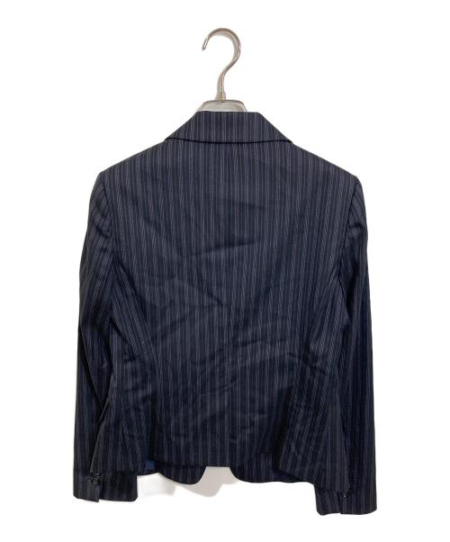 theory luxe（セオリーリュクス）theory luxe (セオリーリュクス) ストライプスーツ ネイビー サイズ:ジャケット42パンツの古着・服飾アイテム