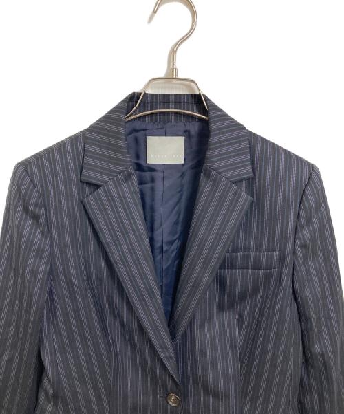 theory luxe（セオリーリュクス）theory luxe (セオリーリュクス) ストライプスーツ ネイビー サイズ:ジャケット42パンツの古着・服飾アイテム