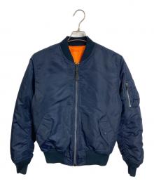 ALPHA（アルファ）の古着「フライトジャケット」｜ネイビー