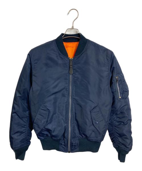ALPHA（アルファ）ALPHA (アルファ) フライトジャケット ネイビー サイズ:Sの古着・服飾アイテム