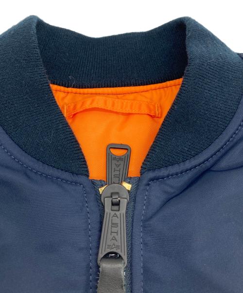 ALPHA（アルファ）ALPHA (アルファ) フライトジャケット ネイビー サイズ:Sの古着・服飾アイテム