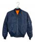 ALPHA（アルファ）の古着「フライトジャケット」｜ネイビー