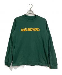 sacai（サカイ）の古着「23SSONE KIND WORD Print LSV T-Shirts」｜グリーン