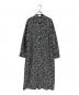 BALLSEY（ボールジィ）の古着「フローラルプリント ロングシャツワンピース」｜ブラック