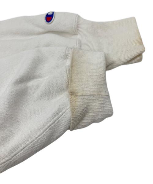 Champion（チャンピオン）Champion (チャンピオン) リバースウィーブスウェット　刺繍タグ ベージュ サイズ:Lの古着・服飾アイテム