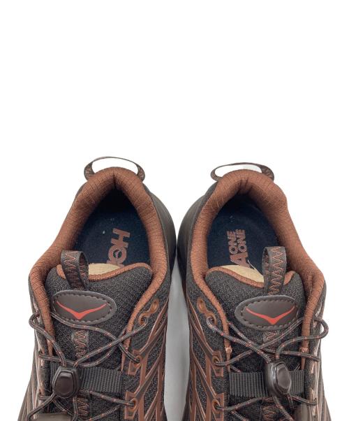 HOKAONEONE（ホカオネオネ）HOKAONEONE (ホカオネオネ) Ｕ MAFATE THREE2 イリュージョン / クラウドレス マファテ スリー2 ブラウン サイズ:USM 7.5の古着・服飾アイテム