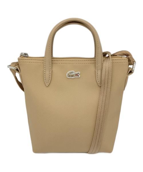 LACOSTE（ラコステ）LACOSTE (ラコステ) ショルダーバッグ ベージュ サイズ:実寸参照の古着・服飾アイテム