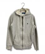 POLO RALPH LAURENポロ・ラルフローレン）の古着「裏サーマルジップパーカー」｜グレー