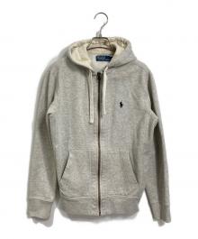 POLO RALPH LAUREN（ポロ・ラルフローレン）の古着「裏サーマルジップパーカー」｜グレー