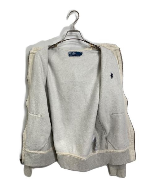 POLO RALPH LAUREN（ポロ・ラルフローレン）POLO RALPH LAUREN (ポロ・ラルフローレン) 裏サーマルジップパーカー グレー サイズ:Sの古着・服飾アイテム