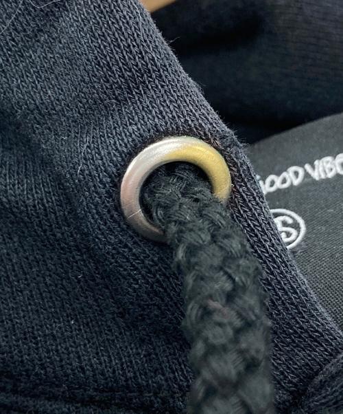 stussy（ステューシー）stussy (ステューシー) プルオーバーパーカー　グラフックパーカー　klyons ブラック サイズ:Mの古着・服飾アイテム