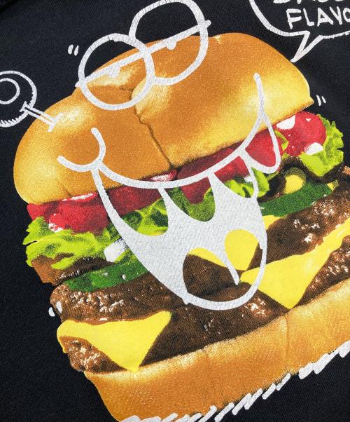 stussy（ステューシー）stussy (ステューシー) プルオーバーパーカー　グラフックパーカー　klyons ブラック サイズ:Mの古着・服飾アイテム