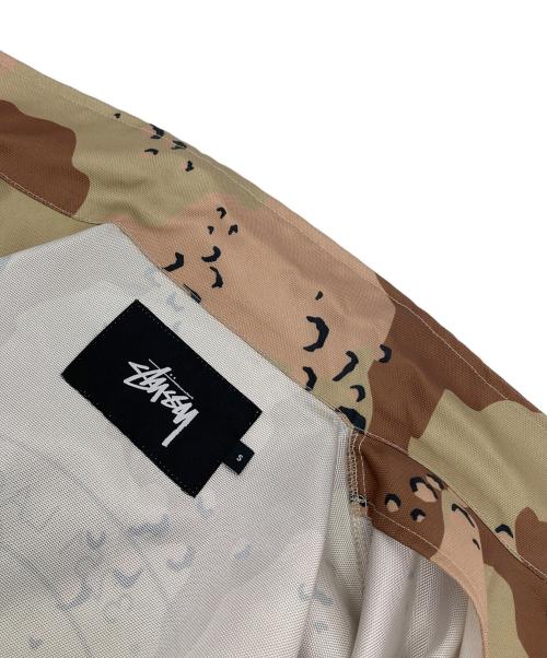 stussy（ステューシー）stussy (ステューシー) コーチジャケット　 ブラウン×グリーン サイズ:Sの古着・服飾アイテム