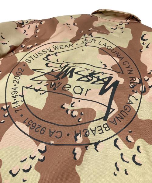 stussy（ステューシー）stussy (ステューシー) コーチジャケット　 ブラウン×グリーン サイズ:Sの古着・服飾アイテム