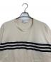 Y-3 (ワイスリー) ボーダーラインTシャツ カットソー ベージュ サイズ:L：5000円