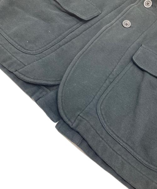 POLO RALPH LAUREN（ポロ・ラルフローレン）POLO RALPH LAUREN (ポロ・ラルフローレン) スウェットテーラードジャケット　アクリル混 ブラック サイズ:Mの古着・服飾アイテム