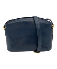 COACH（コーチ）の古着「ショルダーバッグ　レザーバッグ」｜ネイビー