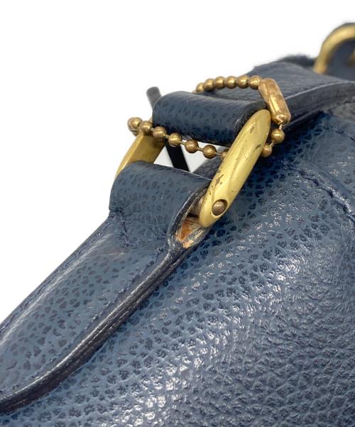 COACH（コーチ）COACH (コーチ) ショルダーバッグ　レザーバッグ ネイビー サイズ:実寸参照の古着・服飾アイテム