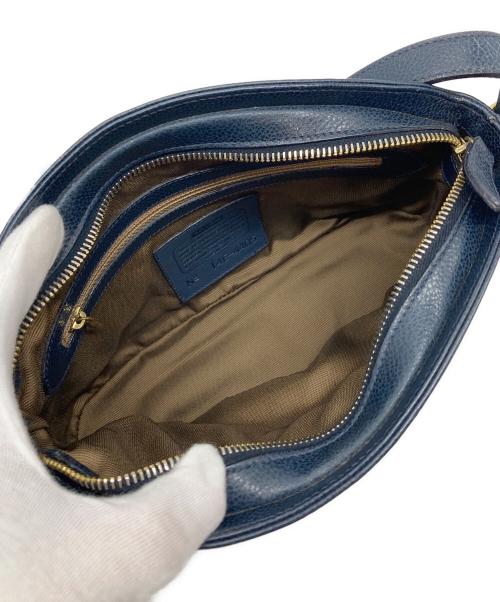 COACH（コーチ）COACH (コーチ) ショルダーバッグ　レザーバッグ ネイビー サイズ:実寸参照の古着・服飾アイテム