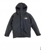 THE NORTH FACEザ ノース フェイス）の古着「マウンテンダウンジャケット　ブラック　GORE-TEX PERTEX」｜ブラック