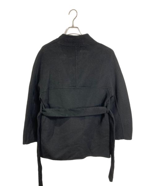 COACH（コーチ）COACH (コーチ) Short Belted Double Face Wool Coat ブラック サイズ:Mの古着・服飾アイテム