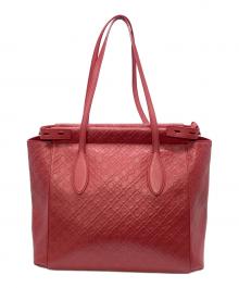 GHERARDINI（ゲラルディーニ）の古着「エンボストートバッグ　イタリア製」｜レッド