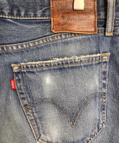 LEVI'S（リーバイス）LEVI'S (リーバイス) BROOKS BROTHERS (ブルックスブラザーズ) USA製505デニムパンツ　アメリカ製　革パッチ　ジッパーフライ インディゴ サイズ:W36 L34の古着・服飾アイテム