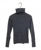 anuansアニュアンス）の古着「カシミヤブレンドフィットリブニットプルオーバー」｜グレー