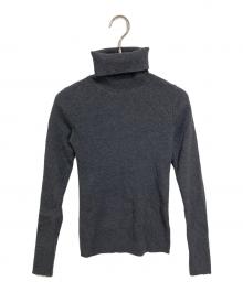 anuans（アニュアンス）の古着「カシミヤブレンドフィットリブニットプルオーバー」｜グレー