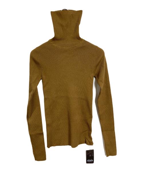 anuans（アニュアンス）anuans (アニュアンス) カシミヤブレンドフィットリブニットプルオーバー ブラウン サイズ:F 未使用品の古着・服飾アイテム