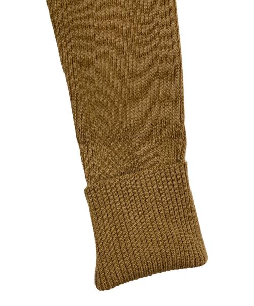 anuans（アニュアンス）anuans (アニュアンス) カシミヤブレンドフィットリブニットプルオーバー ブラウン サイズ:F 未使用品の古着・服飾アイテム