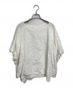 house of lotusハウスオブロータス）の古着「リネンブラウス　麻ブラウス　日本製」｜ホワイト