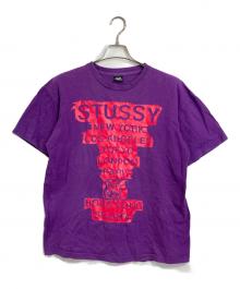 stussy（ステューシー）の古着「【古着】メキシコ製Tシャツ　グラフィックT」｜パープル